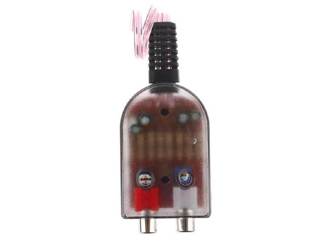 High to Low RCA Adapter Speaker Signal Converter