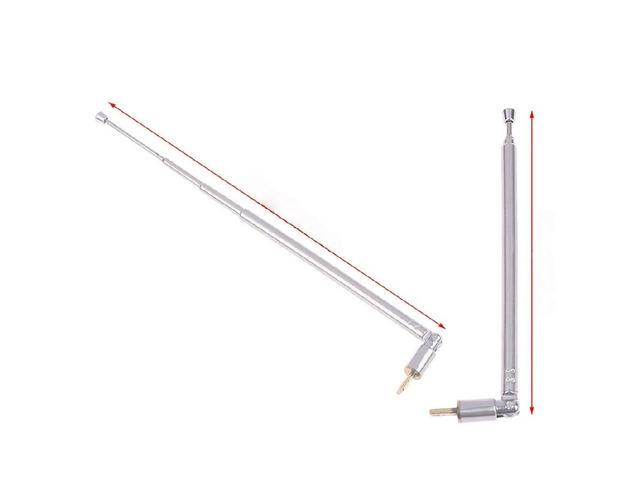 4/7-Section Telescopic TV Antenna 765mm
