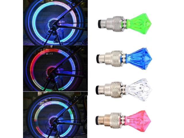 Light Diamond Tyre Valve Caps 2pcs