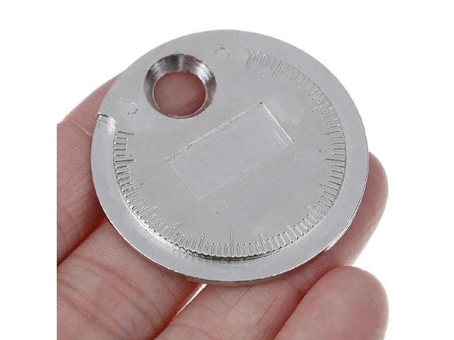 Coin-Type Spark Plug Gap Gauge 0.6-2.4mm