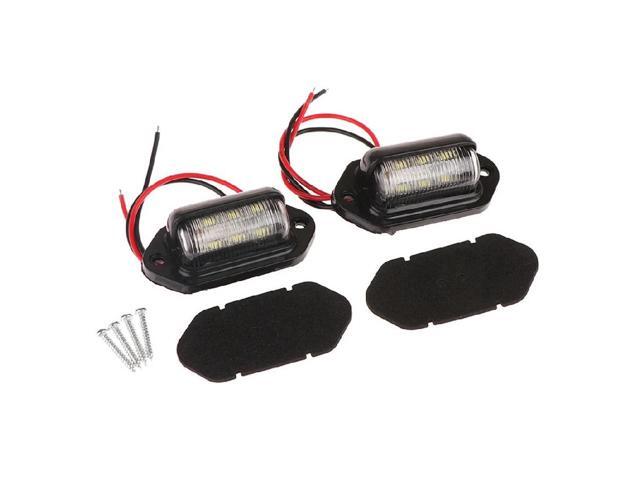 6' License Plate Light Truck 2pcs