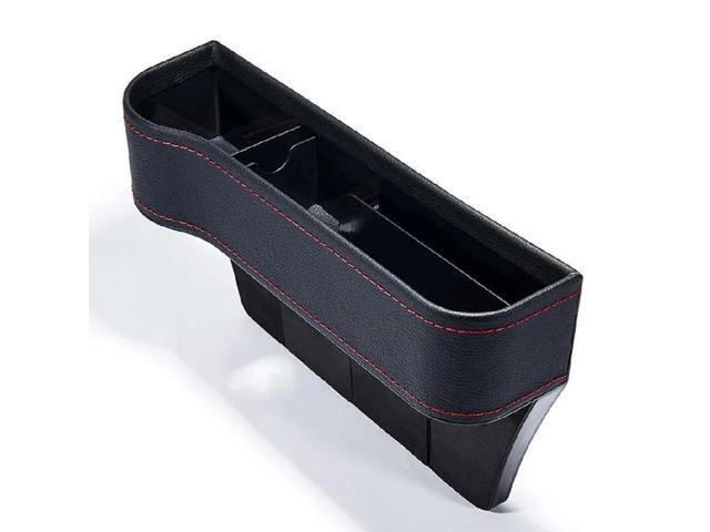 Leather Car Cup Holder Seat Organizer