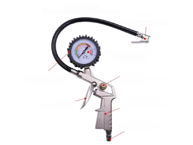 Tire Pressure Inflator Gauge
