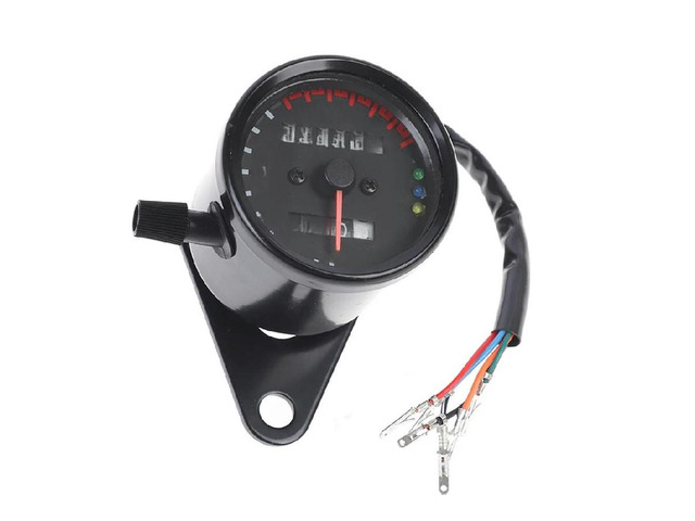 Motorcycle Dual Speedometer Odometer 12V
