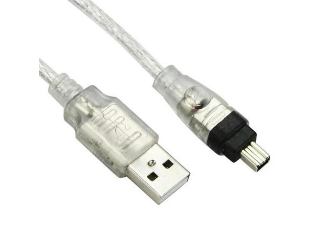 FOR USB Male to Firewire IEEE 1394 4 Pin Male Adapter Cord firewire 1394 Cable for DCR-TRV75E DV
