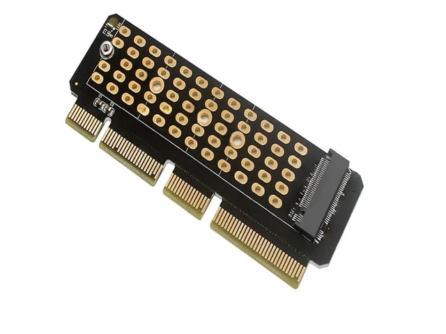 FOR Experience Unmatched Speed with PCIE 16X to M.2 NVME MKEY SSD Adapter 1U
