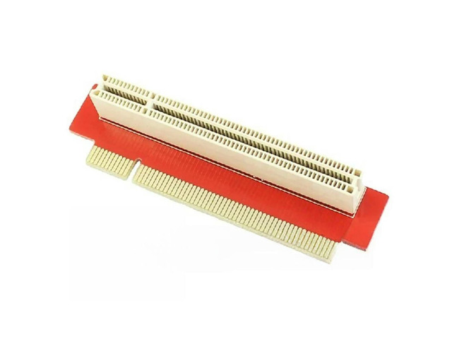 FOR PCI Male to Female 32Bit Riser Extension Card Adapter 1U 2U 3U IPC Chassis 90 Degree Right Angled Type