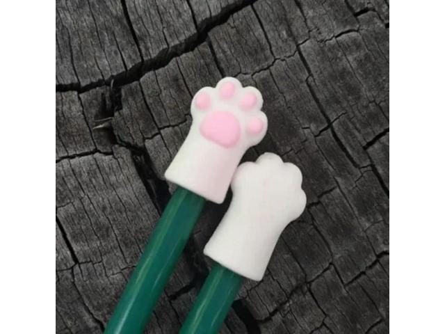 FOR 3Pieces Chewing-proof Silicone Pencil Top Silicone Pencil Tip Protectors Covers