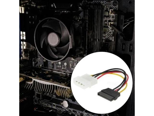 FOR 4Pin Male To 15Pin Female Power Cable 15Pin Extension Cord Hard Drive Disk Power Supply Cable Adapter For PC Desktop