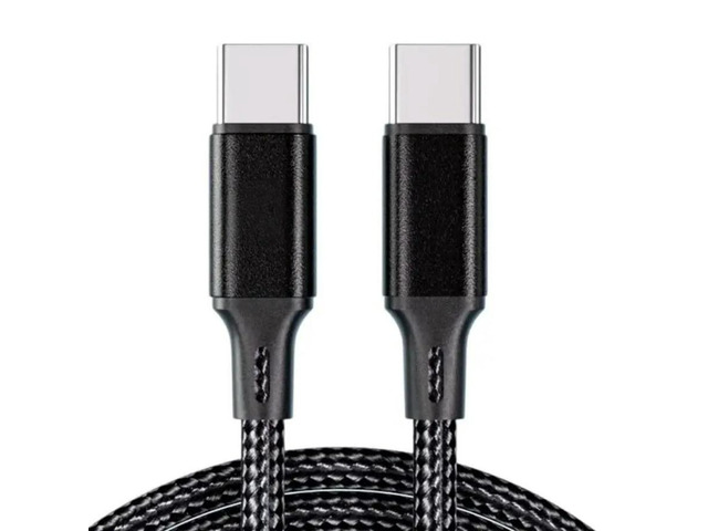 FOR 100W USB C Charging Cable Type C To Type C 1M Nylon Braided Fast Charging Co