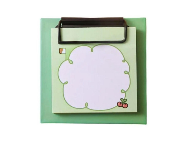 FOR Cartoon Note Pad with Clipboard 30Sheets 3x3Inch Small Writing Notepad Pocke