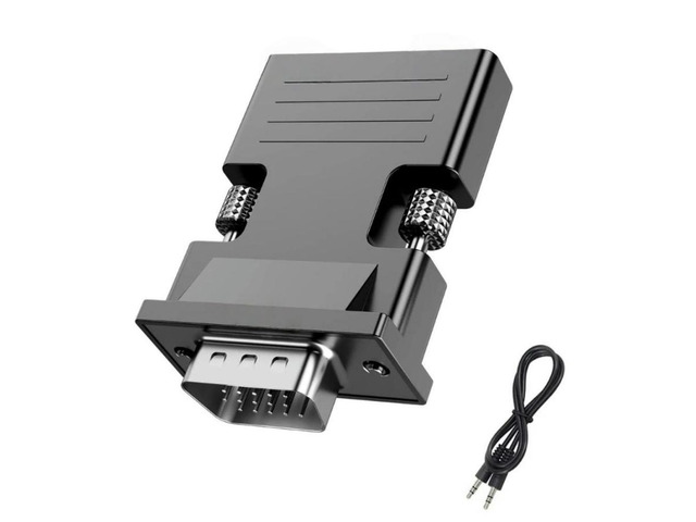 FOR VGA To HDMI-compatible Adapter Converter 1080P HDMI-compatible Female To VGA Adapter For PC Laptop HDTV Movie Projector