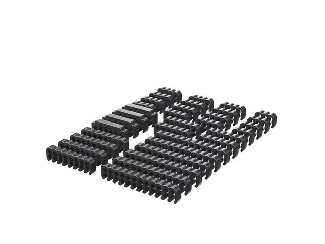 FOR 34Pieces PVC Line Guides Sleeved Cord Arrangers For 2.0-2.4mm Power Supply L