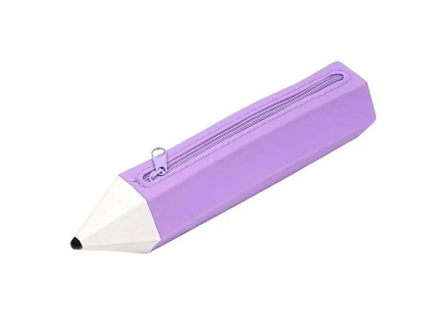 FOR Pencil Pen Case Silicone Pencil Case Soft Pen Bag Pencil Box for