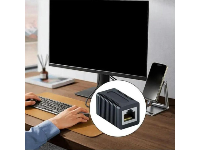 FOR 2-Piece RJ45 Networking Coupler ed Ethernet Connectors for Fast Speed CAT6