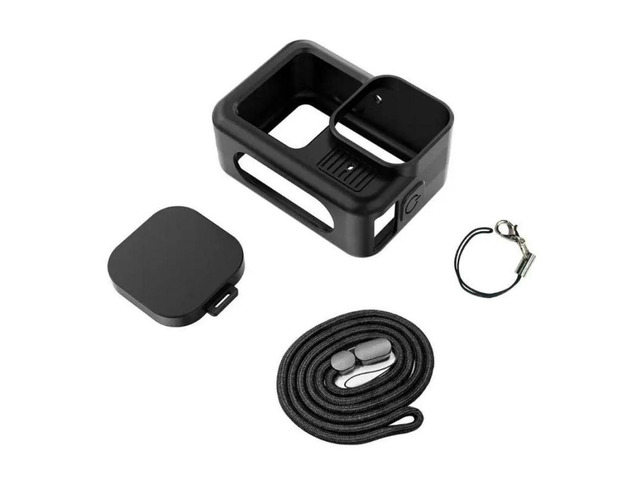 FOR Full Protections Silicone Sleeve for Camera Case with Lanyard
