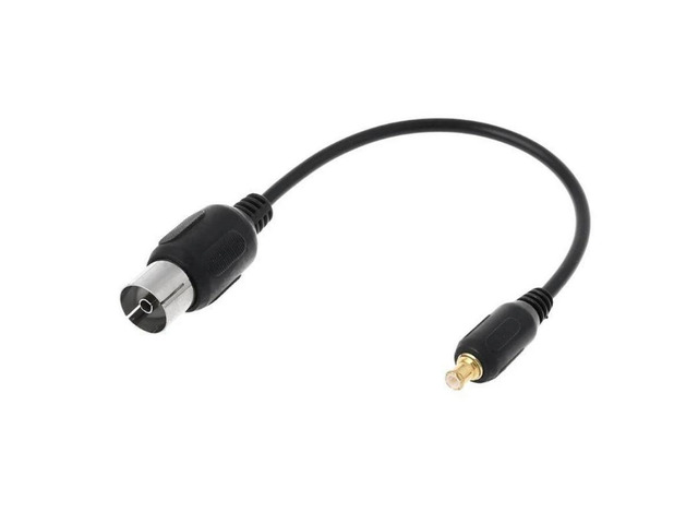 FOR Female IEC to Male MCX Antenna Pigtail Cable Cord Adapter Connector Line for