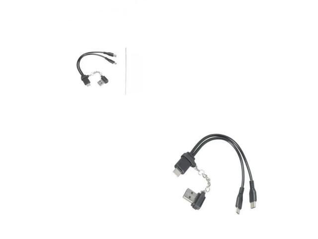 FOR 4 In 1 Charging Converters Cord USB Type C And Little USB Adapters 20cm Compactly Design For Power Lenders Mobile Devices