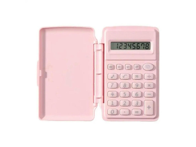 FOR Clamshell Scientific Calculator 8 Digit Small Size Multiple Soft Color Choic