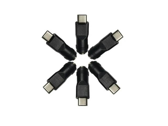 FOR USB C to DC5.5x2.1mm Female Connectors Type C Power Adapter for Devices