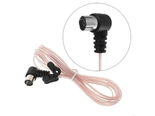 FOR FM Dipole Antenna 75 Ohm PAL Connector Stereo Indoor for Home Theater Receiv