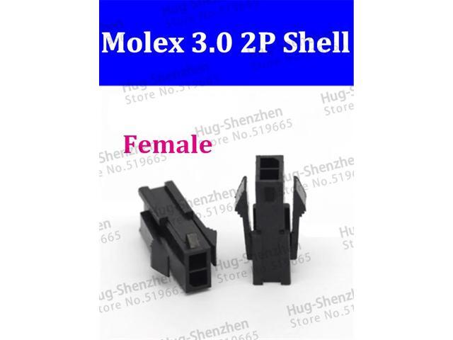 5557 Wholesale 50PCS Molex 3.0mm 2p 2Pin 43025 Female Power Connector Housing 3.0mm Plastic Shell