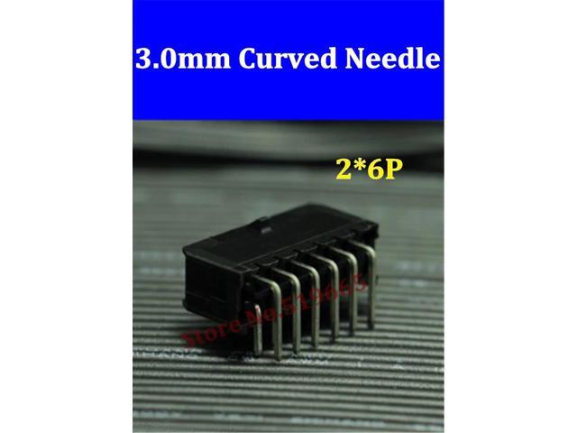 3.0mm 50pcs 2*6p 12pin car power connector molex 43045-1200 socket with curved needle