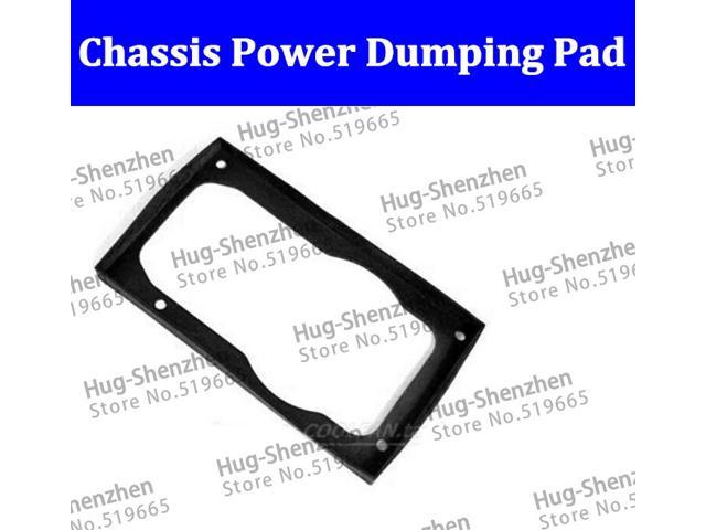 Black Silicon Damping Pad Ageing resistance and high-temperature for Desktop ATX Chassis Power -5pcs