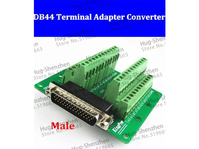 DB44 D-SUB DR-44 44 DR44 pins DB 44 port Terminal block adapter converter PCB board Breakout 3 row-4pcs