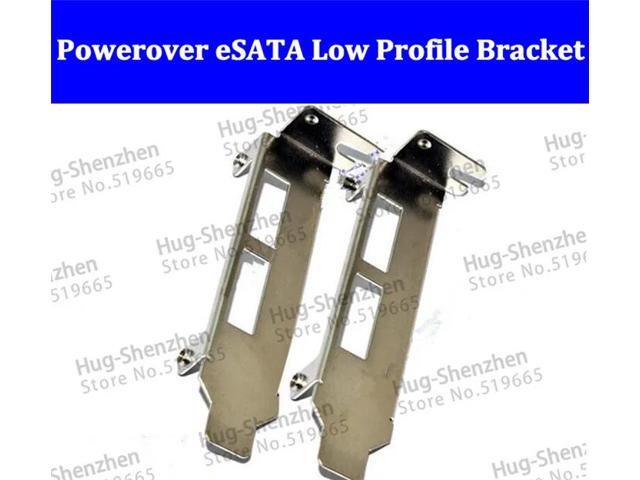 Powerover eSATA 2Port PCI-e adapter card SATA3.0 card low profile bracket 8CM for chassis 50pcs/lot