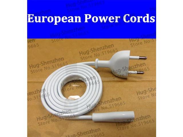 1Pcs 1.8M European 2-Prong Port AC Power Cord Cable For Router for apple TV PS2 PS3 Slim Power Cable