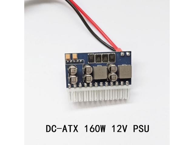 24pin DC ATX PSU 12V DC Input 160W Peak Output Switch DC-DC ATX Pico PSU MINI ITX PC Power Supply For Computer