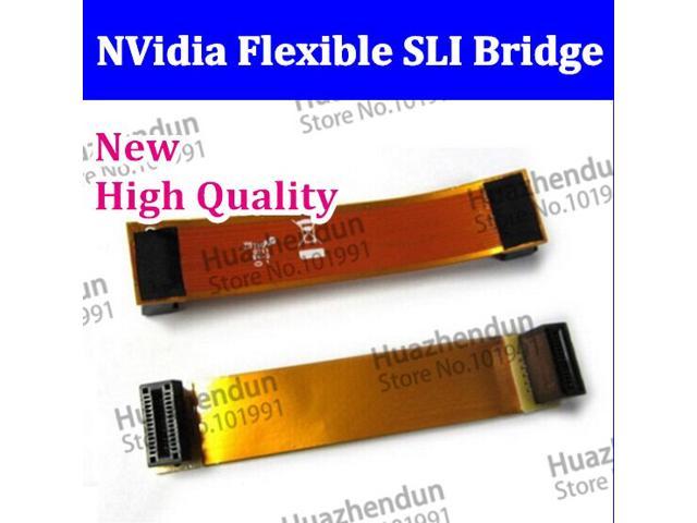 Two Way for NVidia Flexible SLI Bridge PCI-E Video Connector sli adapter 1pcs/lot Hiagh Quality