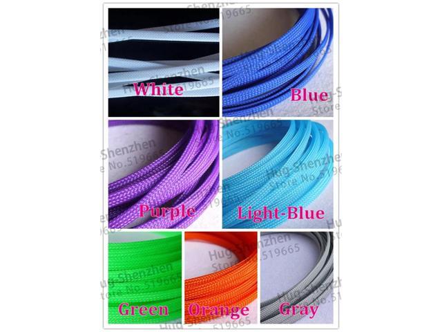 6MM Tight Braided PET Expandable Sleeving 100 Meters - Mix Color
