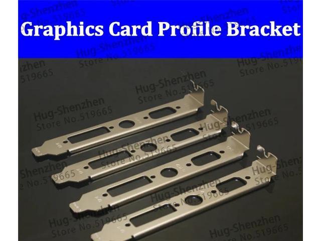 Wholesale China Computer Chassis PCI Profile Bracket CRT VIDEO DVI 12CM brackert For Graphic Card-2pcs/lot