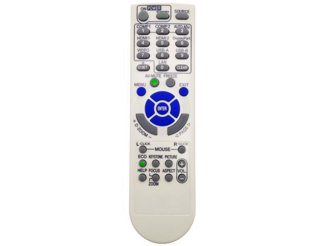 Leankle Remote Controller 7N901171 for Projectors NEC NP-MC302X, MC302XG, MC332W, MC332WG, MC342X, MC342XG, MC372X, MC372XG, MC382W, MC382WG.