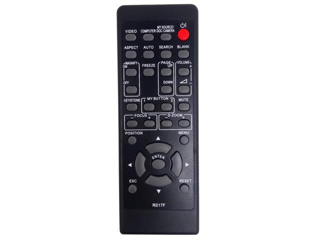 Leankle Remote Controller R007 for Hitachi Projectors CP-A52, CP-A200, ED-A101E, CP-AW100N, CP-D10, CP-D20, CP-DW10N, CP-RX78, CP-RX80, CP-WX3011N.