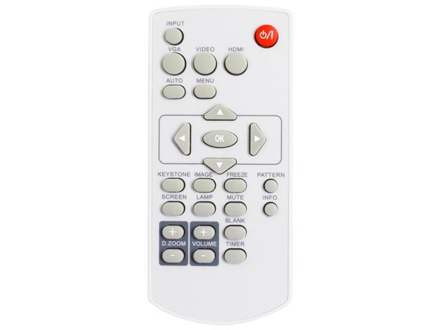 Leankle Remote Controller 63910016 for Eiki Projectors EK-100W, EK-101X, EK-102X, EK-103X, EK-301W, EK-302X, EK-303U, EK-305U