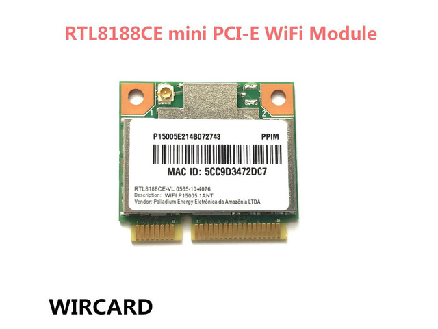 WIRCARD Realtek Rtl8188ce Wireless Wlan Wifi Card Acer Asus Toshiba 150mbps Half