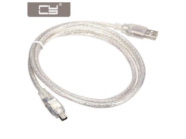 CYDZ USB Male to Male Firewire IEEE 1394 4 Pin iLink Adapter Cord Cable for SONY DCR-TRV75E DV