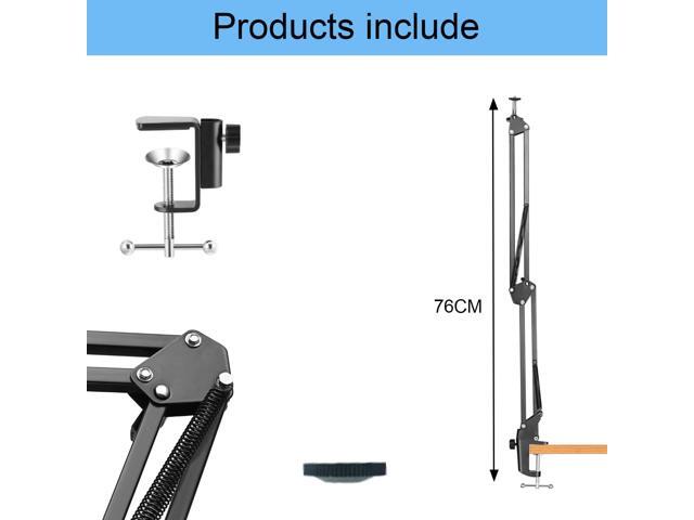 Anivia Webcam Stand,Desk Mount Camera Arm Clamp Stand,Webcam Clamp Mount Suspension Scissor Tripod Stand Holder Camera arm for Webcam W8 W5 C922...