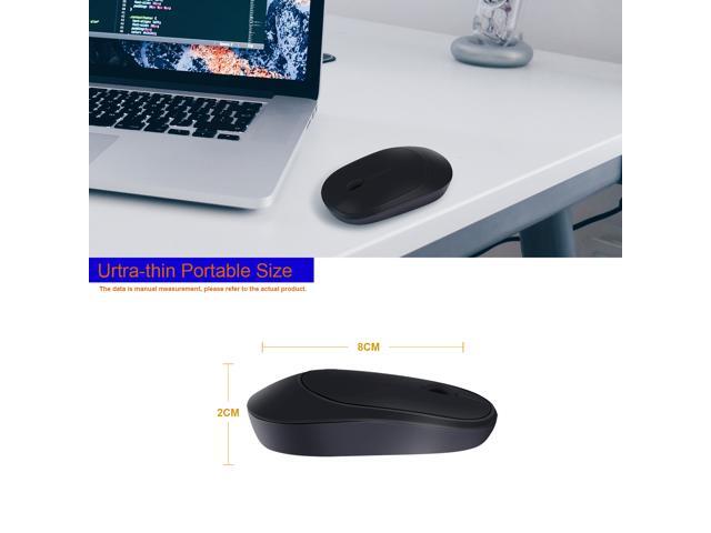 Anivia Rechargeable Wireless Mouse 2.4G Slim Silent Mouse Portable Computer Mice with USB Receiver, Portable Ultra-Thin Noiseless Mouse for...