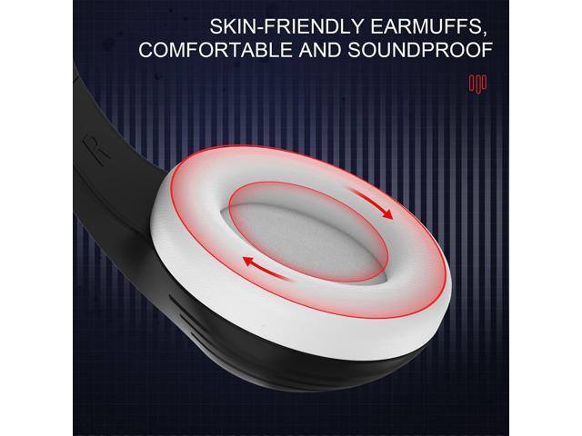 Gaming Headset Headphones with Noise Cancelling Mic Surround Sound Over-Ear