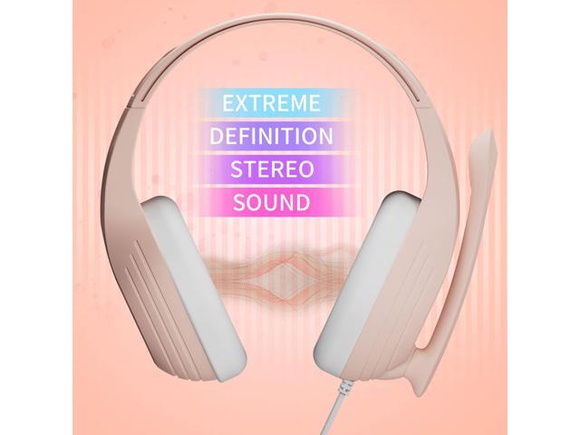 Gaming Headset Headphones with Noise Cancelling Mic Surround Sound Over-Ear