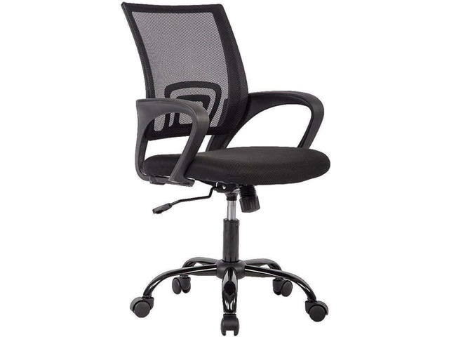 Office Chair Ergonomic Cheap Desk Chair Mesh Computer Chair Lumbar Support Modern Executive Adjustable Stool Rolling Swivel Chair for Back Pain...