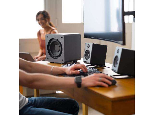Audioengine S6 Powered Subwoofer - Mini 6 Inch 210 Watt Front-Firing TV Speaker for Music and Movie Lovers
