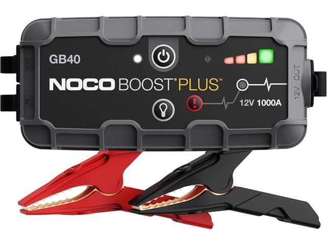 NOCO Boost GB40 12V 1000A UltraSafe Portable Lithium Jump Starter Spark-Proof + Reverse Polarity Protection - Power Bank - 100-Lumen LED.
