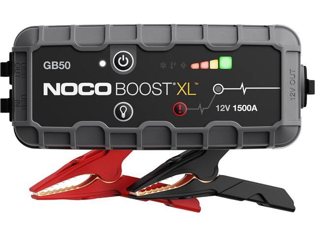 NOCO Boost GB50: 1500A UltraSafe Jump Starter 12V Lithium Battery Booster Pack, Portable Jump Box, Power Bank & Jumper Cables - for 7.0L Gas and.
