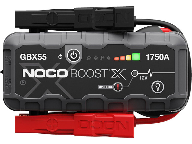 NOCO Boost X GBX55: 1750A UltraSafe Jump Starter 12V Lithium Battery Booster Pack, Portable Jump Box, Power Bank & Jumper Cables - for 7.5L Gas...