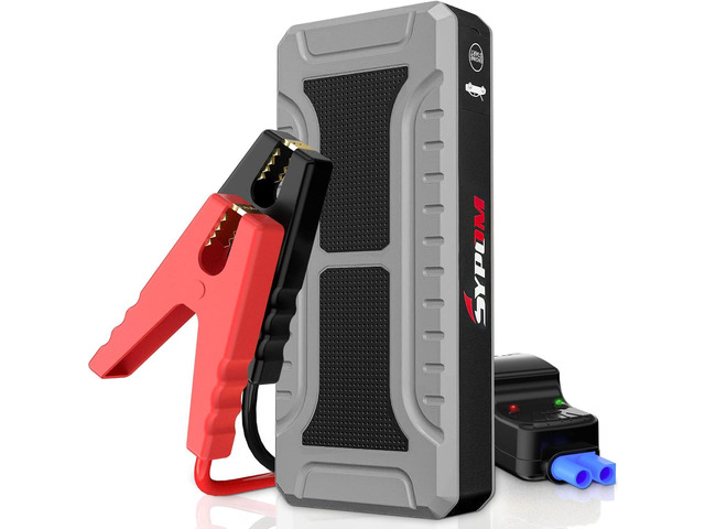 Car Jump Starter, 4000A Peak Battery Jump Starter (for All Gas or Up to 10L Diesel), Portable Battery Booster Power Pack, 12V Auto Jump Box with...
